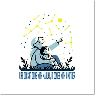 Stargazing Mom's Guiding Light Posters and Art